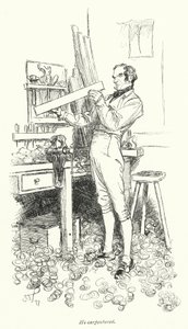 Illustrasjon for Persuasion av Jane Austen (litho) av Hugh Thomson