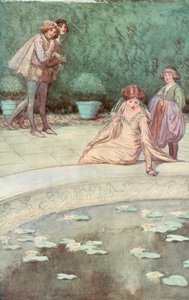 Illustrasjon for Shakespeares som du liker det av Hugh Thomson