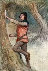 Illustrasjon for Shakespeares som du liker det av Hugh Thomson