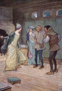 Illustrasjon for The Merry Wives of Windsor av Hugh Thomson