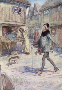 Illustrasjon for The Merry Wives of Windsor av Hugh Thomson