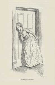 Lytter ved døren, 1896 av Hugh Thomson