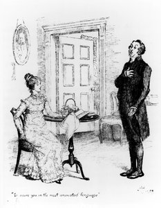 Mr Collins og Elizabeth, fra 