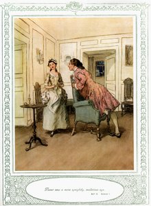 Oliver Goldsmiths skuespill She Stoops to Conquer av Hugh Thomson