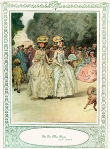 Oliver Goldsmiths skuespill She Stoops to Conquer av Hugh Thomson