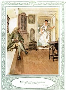 Oliver Goldsmiths skuespill She Stoops to Conquer av Hugh Thomson