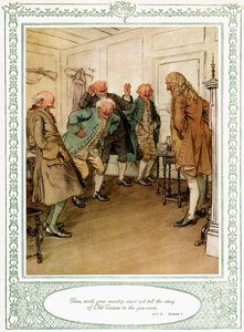 Oliver Goldsmiths skuespill She Stoops to Conquer av Hugh Thomson