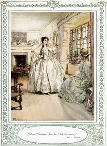 Oliver Goldsmiths skuespill She Stoops to Conquer av Hugh Thomson