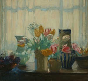Blomster i vinduet av Hugh Wallis