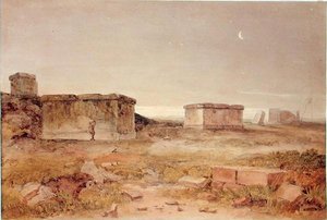Gamle sarkofager, Galatea, ved daggry
