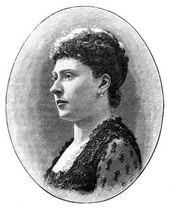 Prinsesse Beatrice, yngste datter av dronning Victoria, 1900.