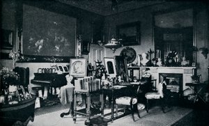 Queens Private Sitting Room i Osborne, c1899, 1901