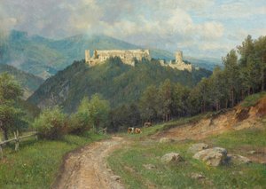 Die Ruine Starhemberg im Piestingtal av Hugo Darnaut
