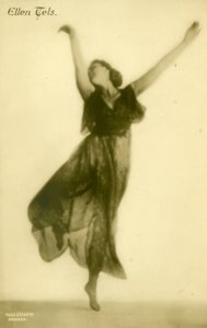 Ellen Tels / Fotopostkarte av Hugo Erfurth