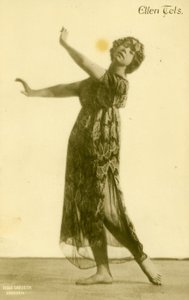 Ellen Tels / Fotopostkarte av Hugo Erfurth