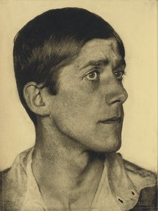Portrett av Oskar Kokoschka, 1920.