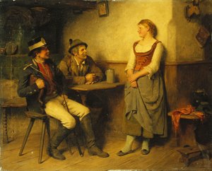 En konservering i tavernaen, 1891