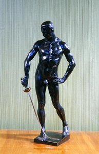 Fekteren (bronse) av Hugo Lederer