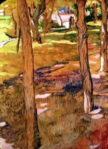 Figurer i et landskap av Hugo Scheiber