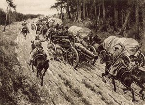 Vestfronten litho av Hugo Ungewitter