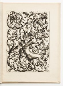 Plate 3, fra Various Designs for Locksmiths av Hugues Brisville