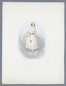 Kvinne i brudekjole av Huib van Hove Bz (attributed to)