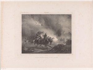 Angriper soldater på hesteryggen Angrep av cuirassiers på et batteri (tittel på objekt) Album av nederlandske malere (serietittel på objekt)