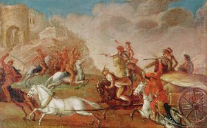 Kuruc-opprøret i Ungarn mot Habsburgerne 1703-11 av Hungarian School