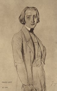 Portrett av Franz Liszt av Hungarian School