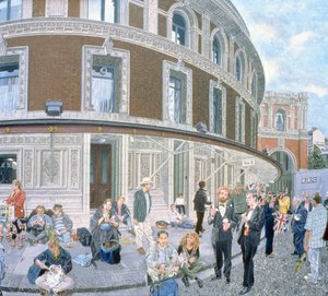 Promenaders at The Last Night, Royal Albert Hall, detalj