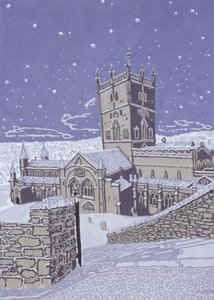 St. Davids Cathedral in the Snow, 1996