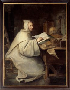 Portrett i full lengde av Armand Jean Le Bouthillier de Rance, abbed av La Trappe (1626 - 1700). Maleri av Hyacinthe Rigaud (1659-1743) av Hyacinthe Francois Rigaud