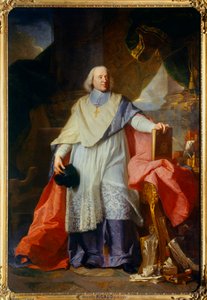 Portrett i full lengde av Jacques-Benigne (Jacques Benigne) Bossuet (1627-1704), biskop av Meaux Maleri av Hyacinthe Rigaud (1659-1743) 1702 Søn. 2,40 x 1,65 m av Hyacinthe Francois Rigaud