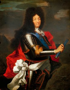 Portrett av Louis XIV av Frankrike (olje på lerret) av Hyacinthe Francois Rigaud