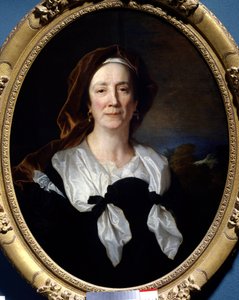 Portrett av Marie Serre, mor til kunstneren Maleri av Hyacinthe Rigaud (1659-1743) 1695 Søn. 0,79x0,61 m Taon, slott Fontaine Henry. av Hyacinthe Francois Rigaud