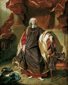 Portrett av prins Joseph Wenzel I av Liechtenstein 1696-1772, 1740.