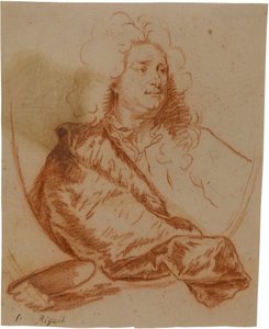 Portrett av maleren Charles de la Fosse (1636-1716) av Hyacinthe Rigaud