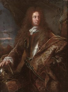 Portrett av en gentleman, tradisjonelt identifisert som John Churchill, 1. hertug av Marlborough av Hyacinthe Francois Rigaud