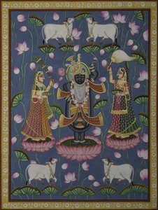Guddommelig tilbedelse av Krishna av IMAGINEERS STUDIO