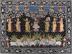 Krishnas gopis og kyr