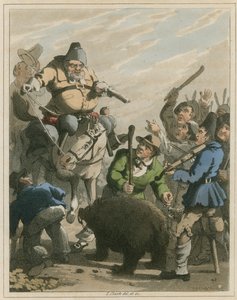 Illustrasjon fra Hudibras av Samuel Butler