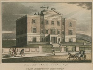 Generell oversikt over Sussex County Hospital av Ian Bruce