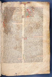 Begynnelsen på The Tale of Halfdan the Black, fra Flateyjarbok (The Book of Flatey) sent på 1300-tallet