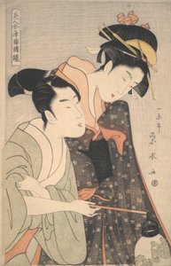 The Elopement of O-Some og Hisamatsu: Helter og heltinner av Joruri Puppet Numbers
