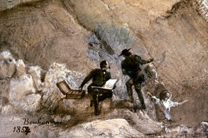Ignace Francois Bonhomme maler utendørs