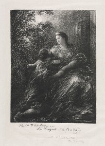 Duett av trojanerne, 1894. av Ignace Henri Jean Fantin Latour