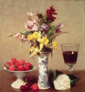 Forlovelsesbukett av Ignace Henri Jean Fantin Latour