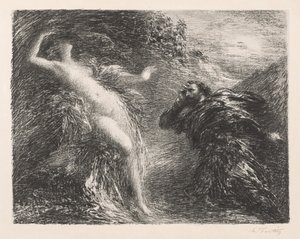 Manfred og Astarté, 1892. av Ignace Henri Jean Fantin Latour
