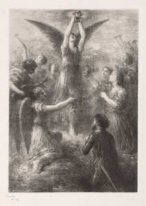 Preludium til Lohengrin, 1898. av Ignace Henri Jean Fantin Latour