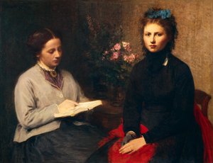 Lesning av Ignace Henri Jean Fantin Latour
